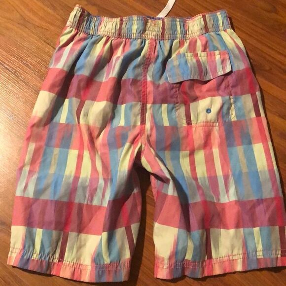 Tommy Bahama Madras boys board shorts with net size M - Picture 3 of 5